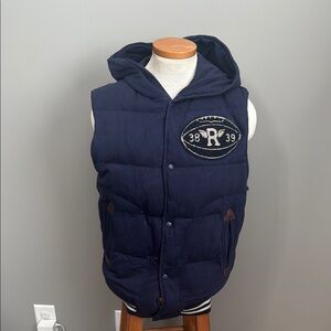 Ralph Lauren - Rugby Down Vest - Navy - Size Small
